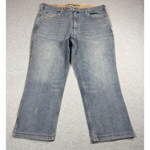 Duluth Trading Flex‎ Ballroom Jeans Mens 40x28 Relaxed Fit Heavy Duty Denim